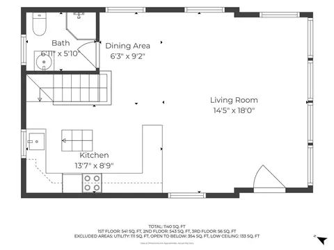 Floorplan - 222 Sprague St, Dedham, MA 02026 photo 2 of 4