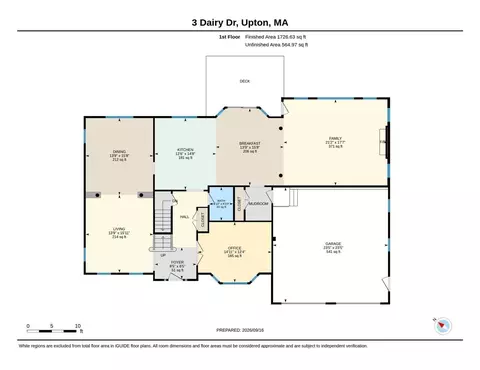 Floorplan - 3 Dairy Dr, Upton, MA 01568 photo 1 of 3