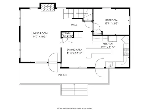 Floorplan - 29 Myrtle St, Dedham, MA 02026 photo 1 of 2