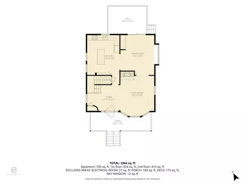 Floorplan - 38 Thornton St, Quincy, MA 02170 photo 1 of 3