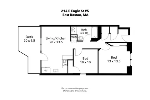 Floorplan - 214-216 Eagle St #5A, Boston, MA 02128 photo 1 of 1