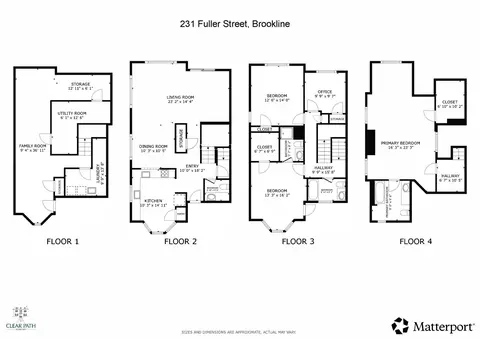 Floorplan - 231 Fuller St, Brookline, MA 02446 photo 1 of 1