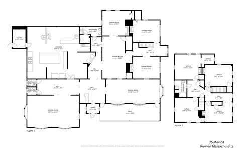 Floorplan - 26 Main St, Rowley, MA 01969 photo 1 of 3