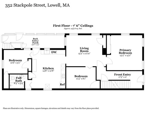 Floorplan - 352 Stackpole St, Lowell, MA 01852 photo 2 of 4