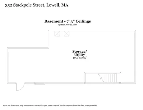 Floorplan - 352 Stackpole St, Lowell, MA 01852 photo 1 of 4