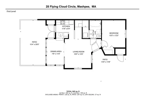 Floorplan - 28 Flying Cloud Cr, Mashpee, MA 02649 photo 1 of 2