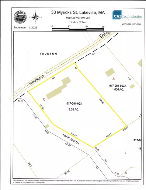 33 Myricks St, Lakeville, MA 02347