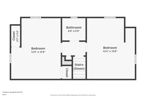 Floorplan - 23 Schley St, Springfield, MA 01109 photo 2 of 2