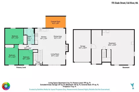 Floorplan - 175 Slade St, Fall River, MA 02724 photo 3 of 3