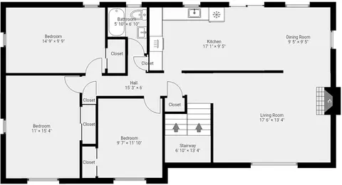 Floorplan - 75 Adams St, Dedham, MA 02026 photo 1 of 2