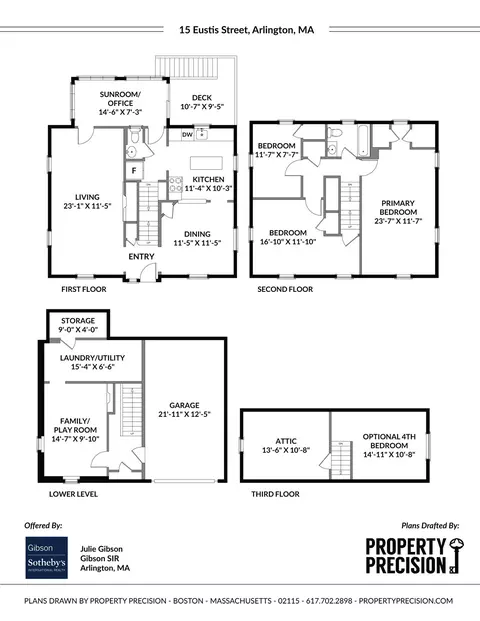 Floorplan - 15 Eustis St, Arlington, MA 02476 photo 1 of 1