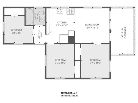 Floorplan - 24 Broadmarsh Ave, Wareham, MA 02571 photo 1 of 1