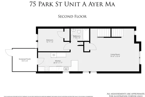 Floorplan - 75 Park St #A, Ayer, MA 01432 photo 2 of 3