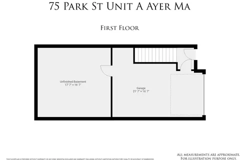 Floorplan - 75 Park St #A, Ayer, MA 01432 photo 1 of 3