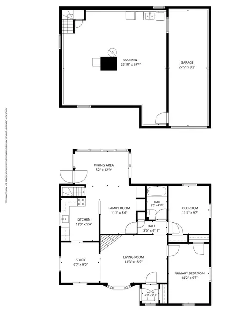 Floorplan - 36 Maynard Rd, Dedham, MA 02026 photo 1 of 1