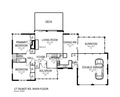 Floorplan - 17 Talbot Rd, Hingham, MA 02043 photo 1 of 2
