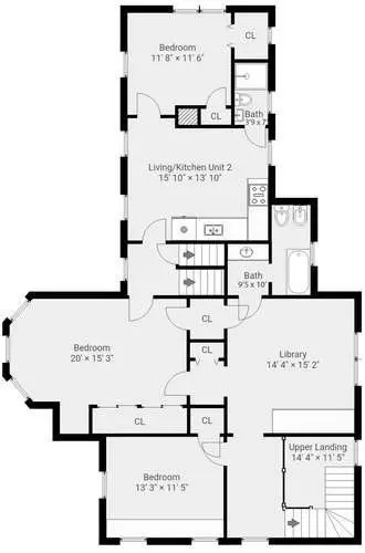 Floorplan - 33 Yale Ave, Wakefield, MA 01880 photo 1 of 5