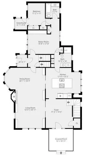 Floorplan - 33 Yale Ave, Wakefield, MA 01880 photo 2 of 5