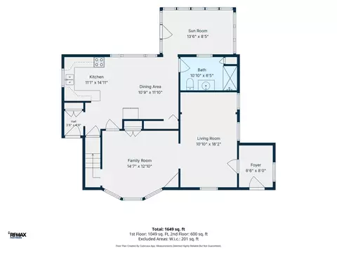 Floorplan - 46 Barrett Ave, Worcester, MA 01605 photo 2 of 3