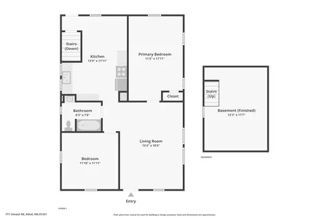 Floorplan - 771 Conant Rd, Athol, MA 01331 photo 2 of 2