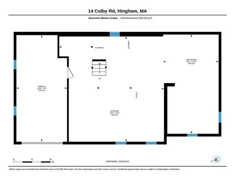Floorplan - 14 Colby Rd, Hingham, MA 02043 photo 1 of 3
