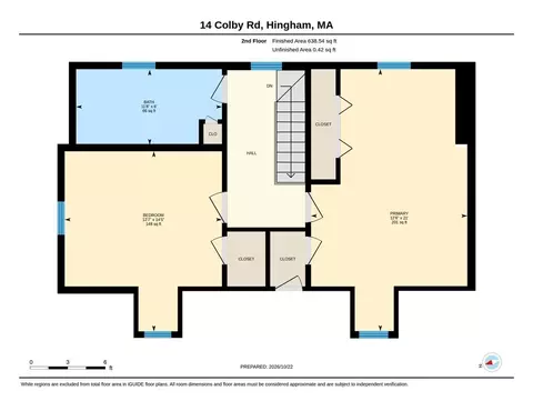 Floorplan - 14 Colby Rd, Hingham, MA 02043 photo 3 of 3