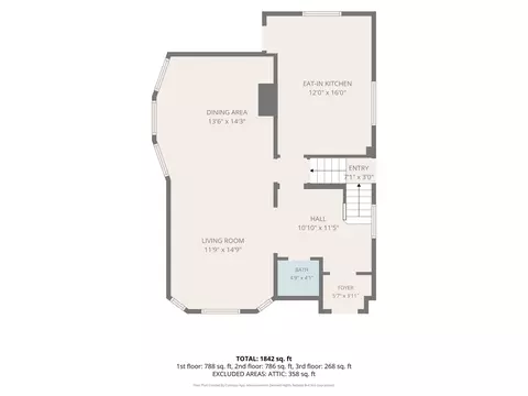 Floorplan - 34 Baker Rd, Everett, MA 02149 photo 1 of 4