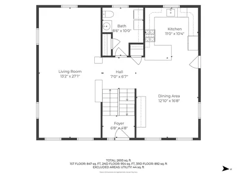 Floorplan - 50 Fox Ave, Dracut, MA 01826 photo 1 of 4