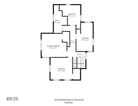 Floorplan - 70 Buckingham St, Springfield, MA 01109 photo 2 of 4