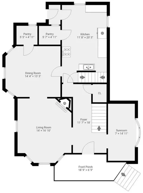Floorplan - 16 Pine St, Wakefield, MA 01880 photo 2 of 2