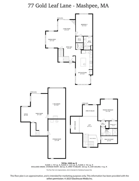Floorplan - 77 Gold Leaf Ln, Mashpee, MA 02649 photo 1 of 1