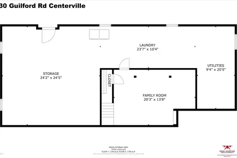 Floorplan - 30 Guildford Rd, Centerville, MA 02632 photo 2 of 4