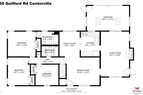 Floorplan - 30 Guildford Rd, Centerville, MA 02632 photo 1 of 4