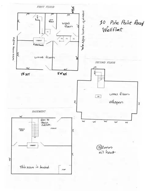 Floorplan - 10 Pine Point Rd, Wellfleet, MA 02667 photo 1 of 1