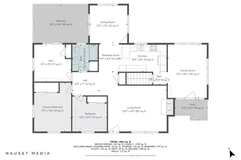 Floorplan - 11 Whelpley Rd, Eastham, MA 02642 photo 2 of 3