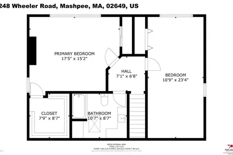 Floorplan - 248 Wheeler Rd, Mashpee, MA 02649 photo 2 of 5