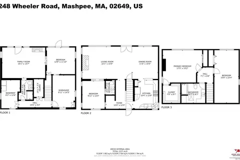 Floorplan - 248 Wheeler Rd, Mashpee, MA 02649 photo 4 of 5