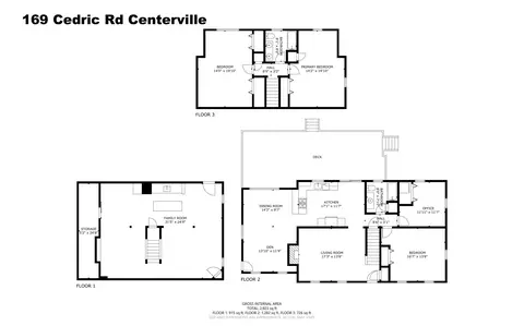 Floorplan - 169 Cedric Rd, Centerville, MA 02632 photo 3 of 3