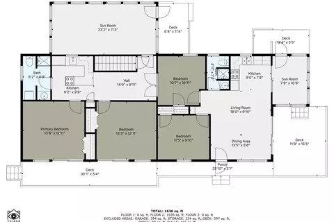 Floorplan - 40 Bayview Rd, Eastham, MA 02642 photo 2 of 3