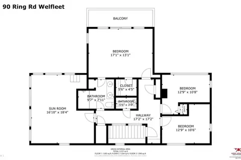 Floorplan - 90 Ring Rd, Wellfleet, MA 02667 photo 2 of 4