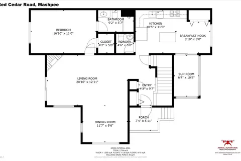 Floorplan - 9 Red Cedar Rd UNIT 9, Mashpee, MA 02649 photo 2 of 4