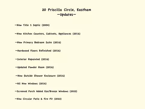 Other - 20 Priscilla Cir, Eastham, MA 02642 photo 2 of 10