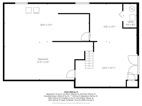Floorplan - 284 Braggs Ln, Barnstable, MA 02630 photo 3 of 7