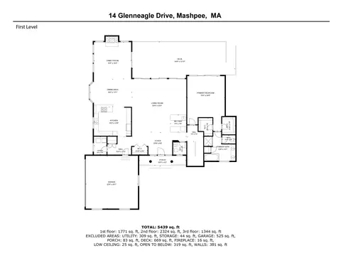 Floorplan - 14 Glenneagle Dr, Mashpee, MA 02649 photo 2 of 3