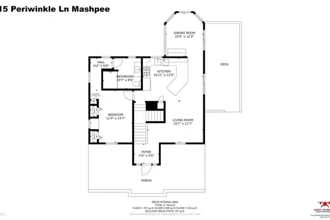 Floorplan - 15 Periwinkle Ln, Mashpee, MA 02649 photo 2 of 4