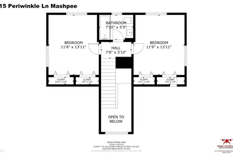 Floorplan - 15 Periwinkle Ln, Mashpee, MA 02649 photo 3 of 4