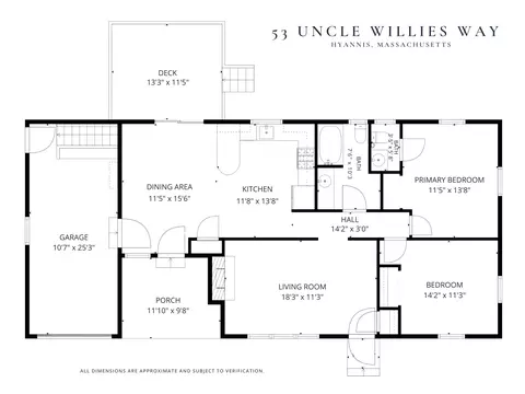 Floorplan - 53 Uncle Willies Way, Hyannis, MA 02601 photo 1 of 4