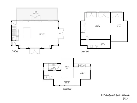 Floorplan - 25 Brickyard Rd, Chilmark, MA 02535 photo 1 of 2