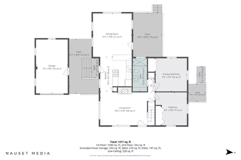 Floorplan - 1210 County Rd, Cataumet, MA 02534 photo 1 of 2