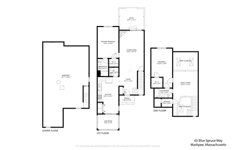 Floorplan - 65 Blue Spruce Way UNIT 65, Mashpee, MA 02649 photo 1 of 4